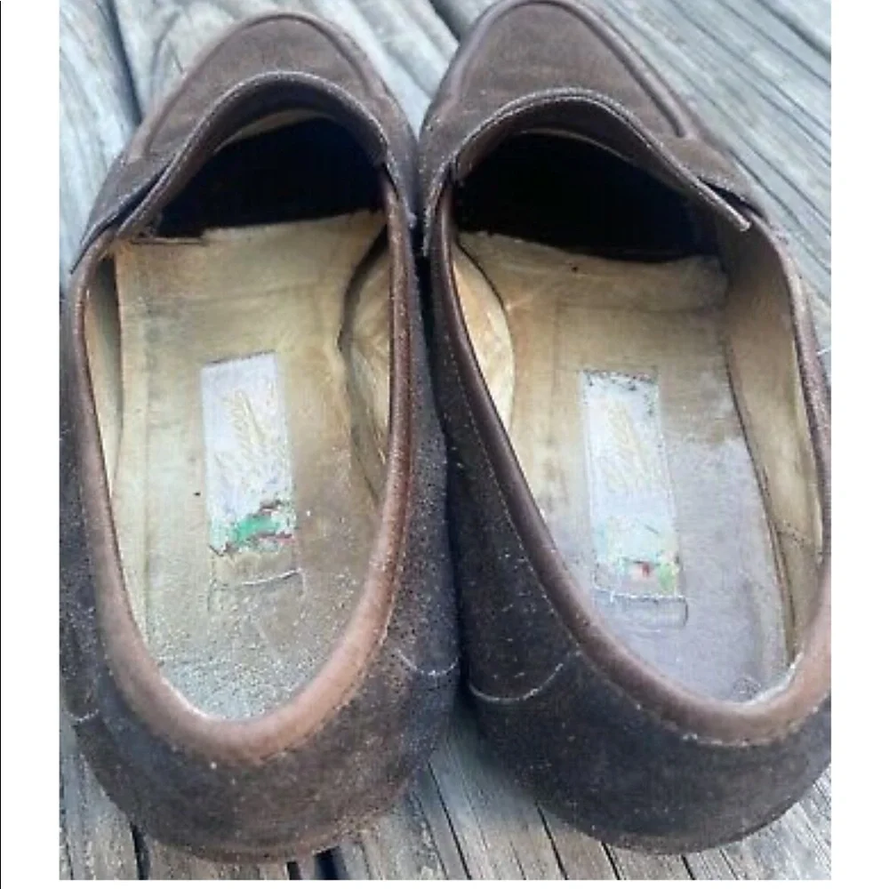 MEN'S Vintage GUCCI Brown SUEDE LOAFERS